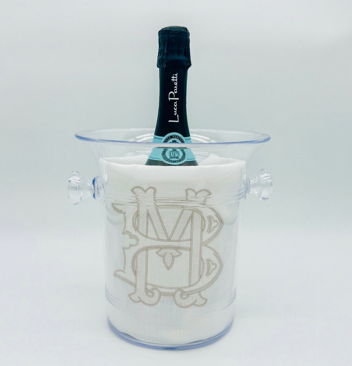 Double monogram towels