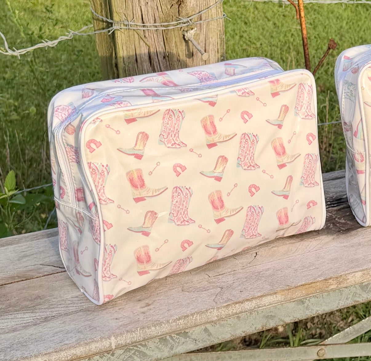 Pink Boot Bag