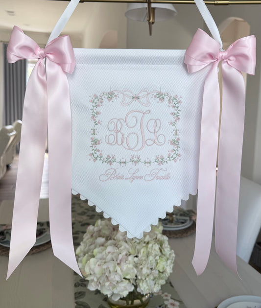 Buds and Bow Banner