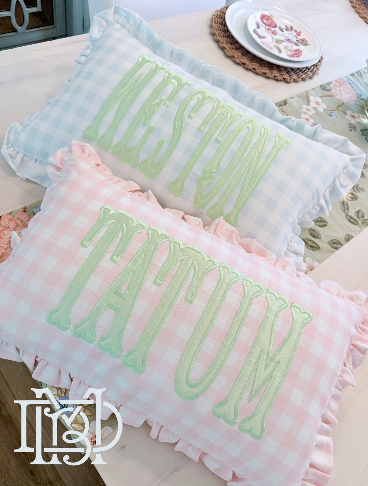 Gingham Pillows