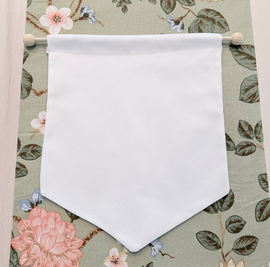 Cotton Pique Baby Banner