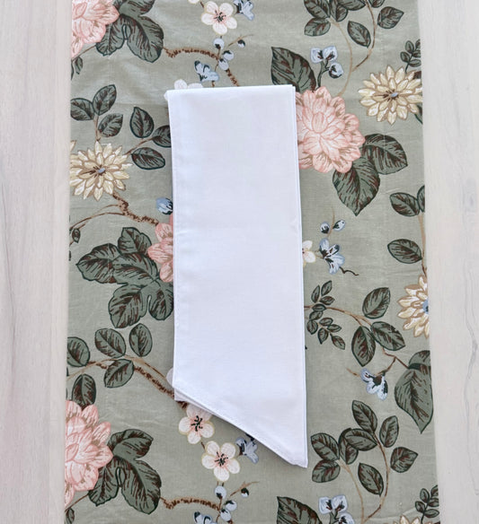 White Wreath sash