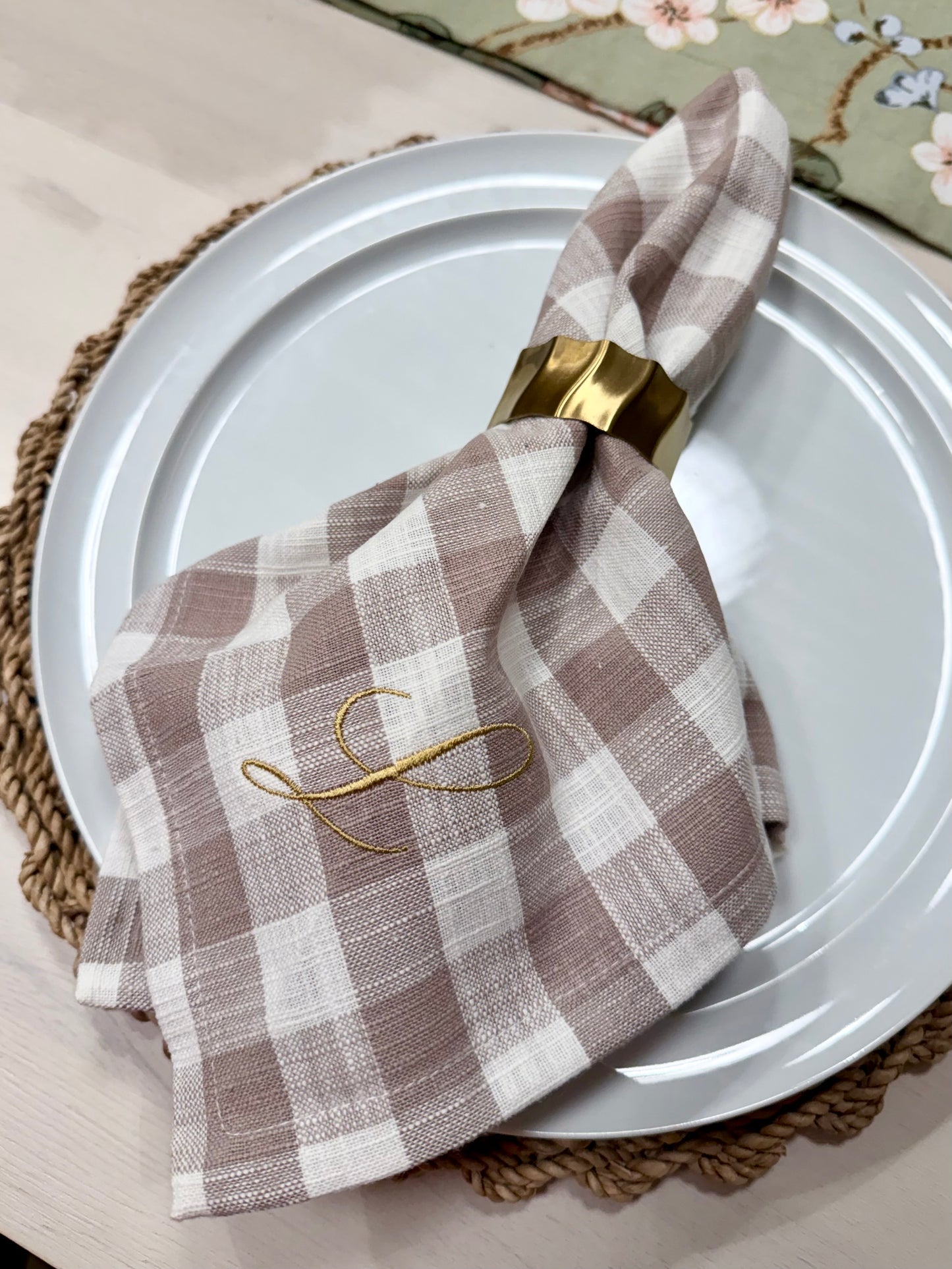 Gingham Napkins (set of 4)
