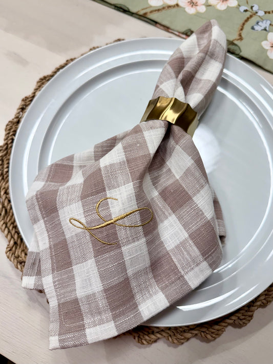 Gingham Napkins (set of 4)