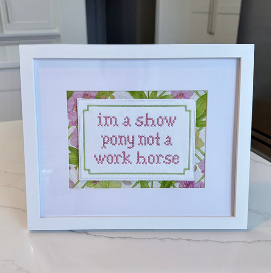 Pink and Green Canvas