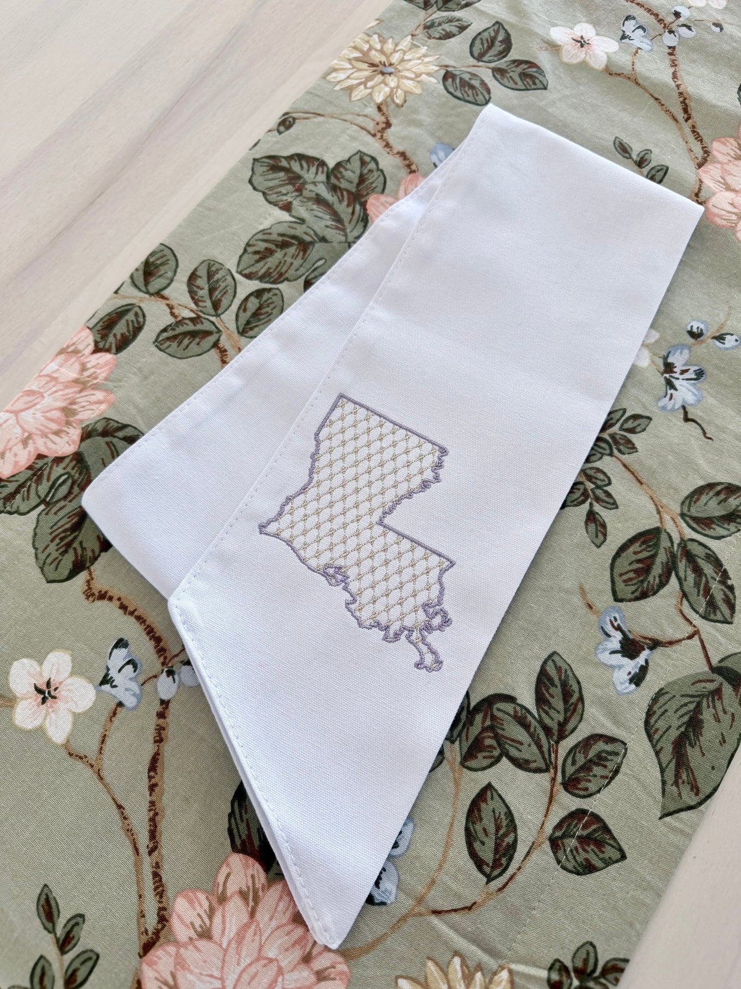 LA wreath sash