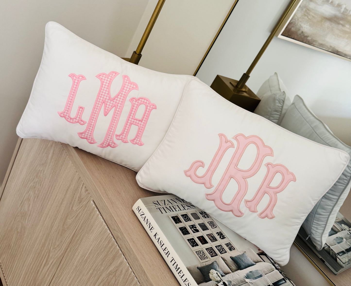 Chic Initial Pillow