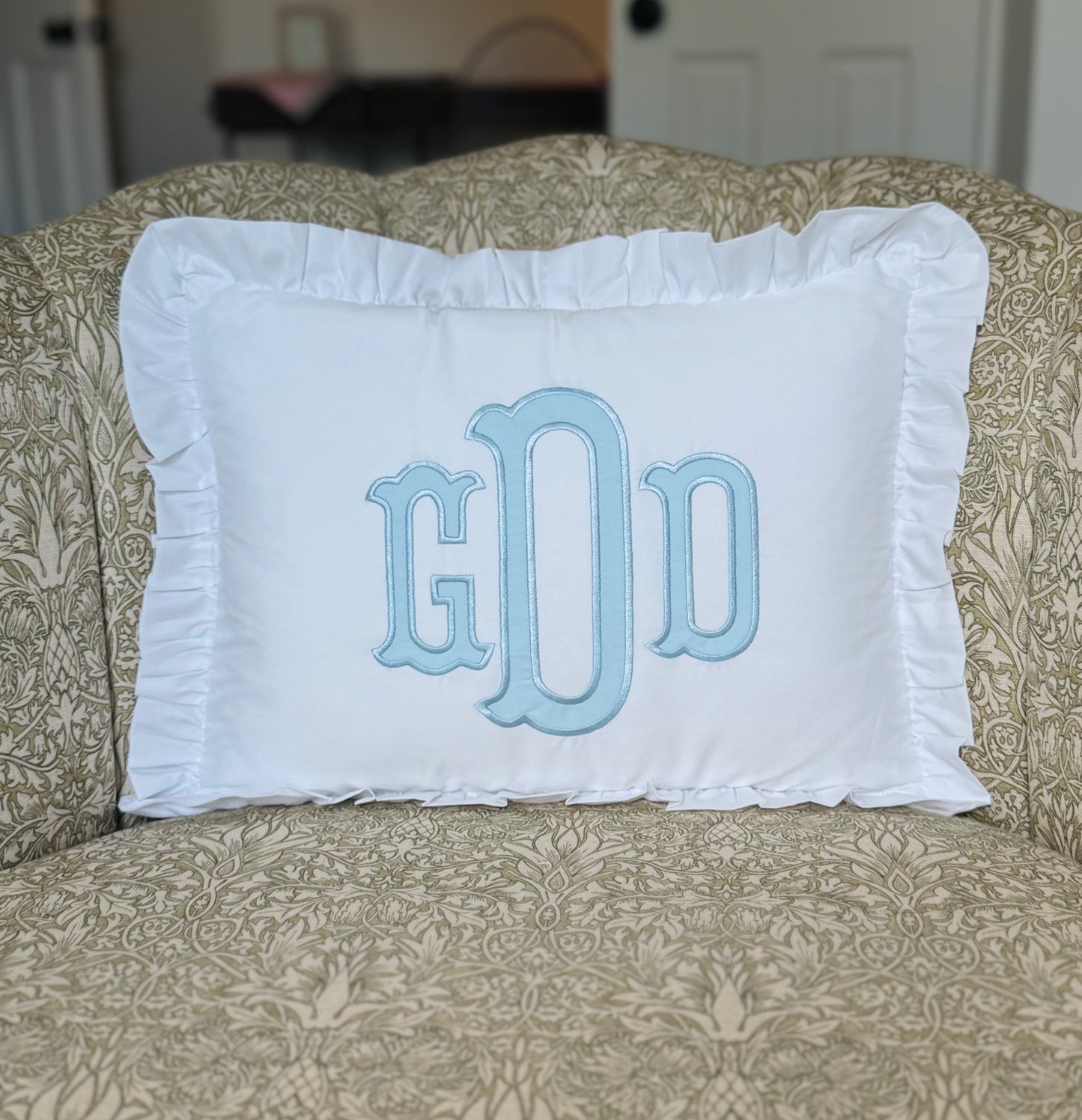 Chic Initial Pillow