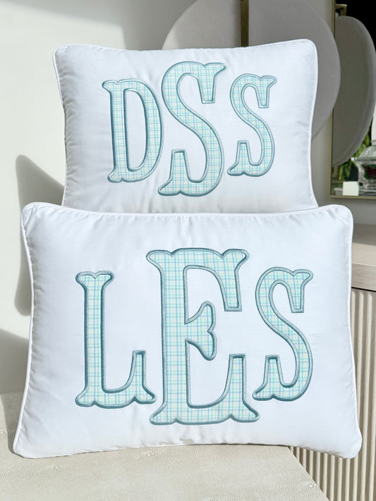 Classic Initials Pillow